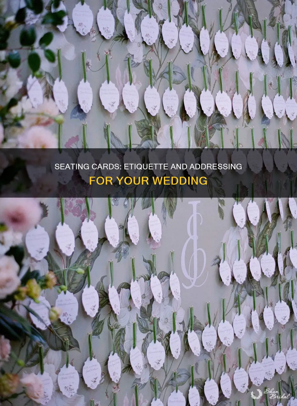 how to address seating cards for a wedding