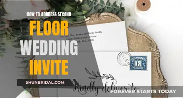 Etiquette for Addressing Second-Floor Wedding Invites