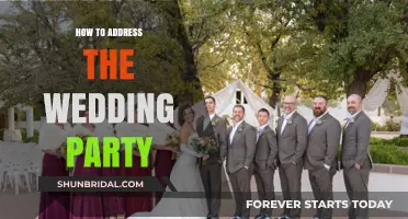 Mastering Wedding Etiquette: How to Address Your Wedding Party Gracefully