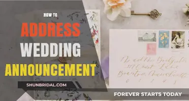 Addressing Wedding Announcements: Etiquette and Style Guide