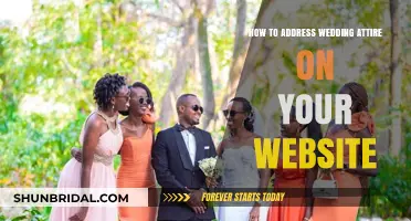 Guide to Wedding Attire Details for Your Website