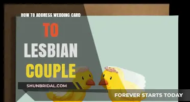 Addressing a Wedding Card to a Lesbian Couple: Etiquette Guide