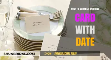 Guide to Addressing Wedding Cards with Your Date