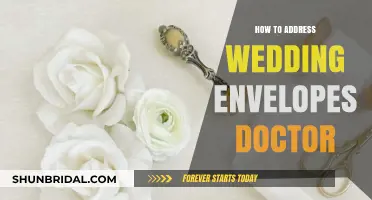 Addressing Wedding Envelopes: Doctors, a Guide
