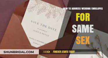 Addressing Wedding Envelopes for Same-Sex Couples: Etiquette Guide