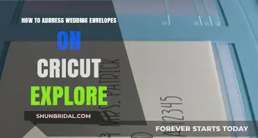 Customizing Wedding Envelopes with Cricut Explore: A Guide