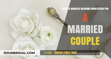 Addressing Wedding Invites: Married Couples Edition