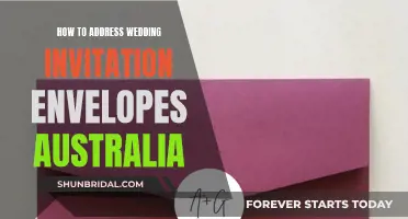 Addressing Wedding Invitation Envelopes: An Australian Guide