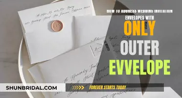 Addressing Wedding Invitation Envelopes: Outer Envelope Etiquette