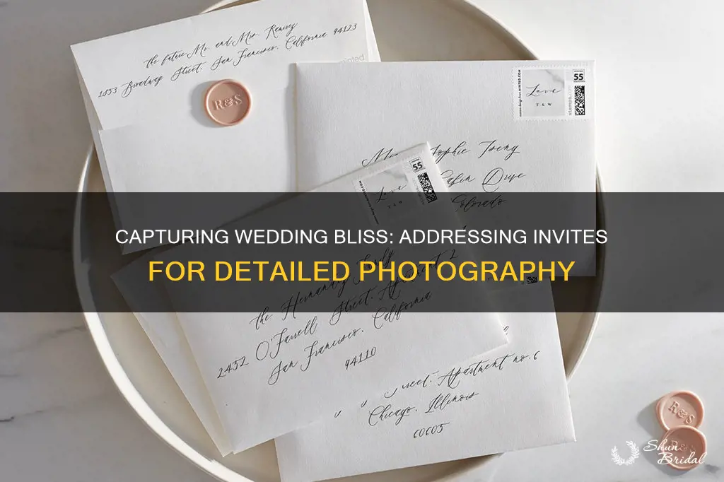 how to address wedding invitation for detail photography