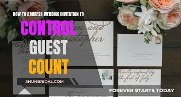 Addressing Wedding Invitations: Controlling Guest List with Etiquette