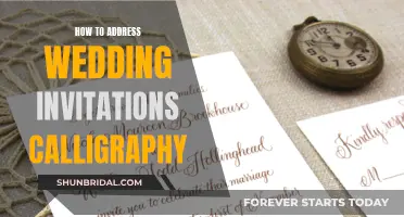 Mastering Wedding Invitation Address Calligraphy: A Guide