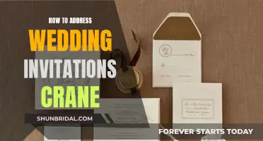 Addressing Wedding Invites: Crane's Etiquette Guide