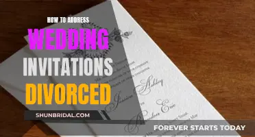 Addressing Wedding Invites: Divorced Guests, a Guide for Hosts