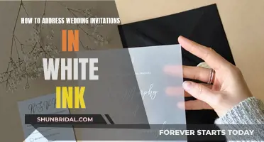 Choosing White Ink for Wedding Invitations: Etiquette and Style