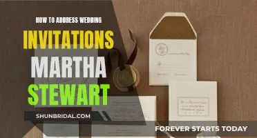 Addressing Wedding Invites: The Martha Stewart Way