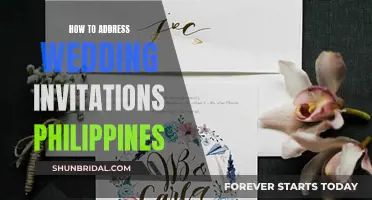 Addressing Wedding Invites: A Guide for Philippine Couples