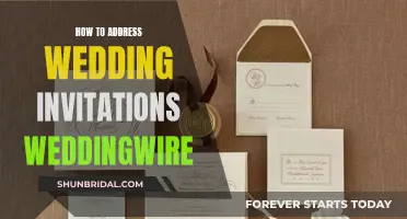 The Art of Addressing Wedding Invitations: A WeddingWire Guide