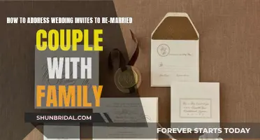 Addressing Wedding Invites to Remarried Couples: A Guide for Families