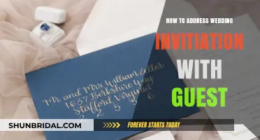 Addressing Wedding Invites: Including Guest Names Perfectly