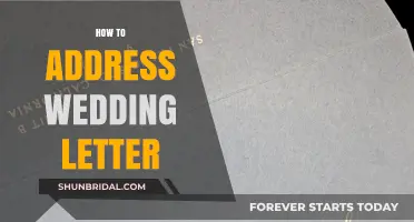 Addressing Wedding Letters: A Guide to Formality
