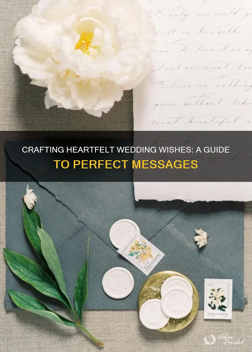 how to address wedding message