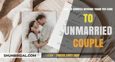 Thank You Card Etiquette for Unmarried Couples