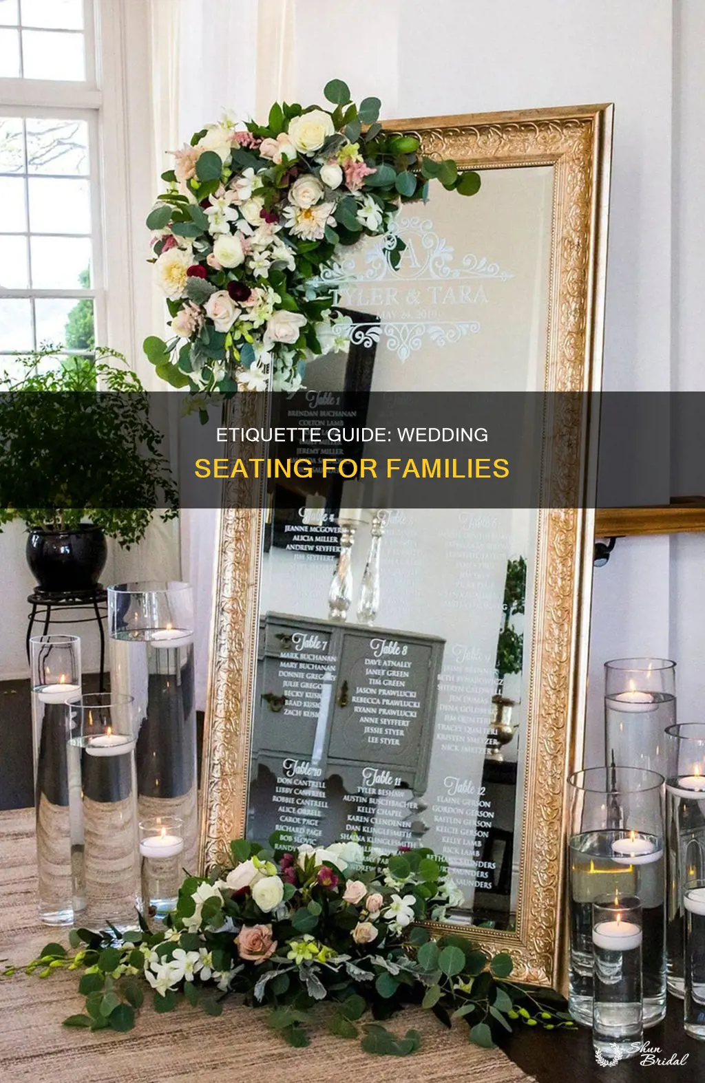 how to adress a family on wedding seating
