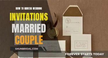 Addressing Wedding Invites: Married Couple Edition