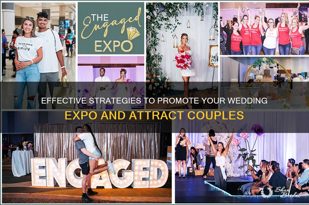 how to advertise a wedding expo
