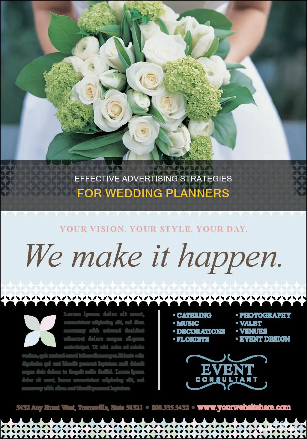 how to advertise as a wedding planner