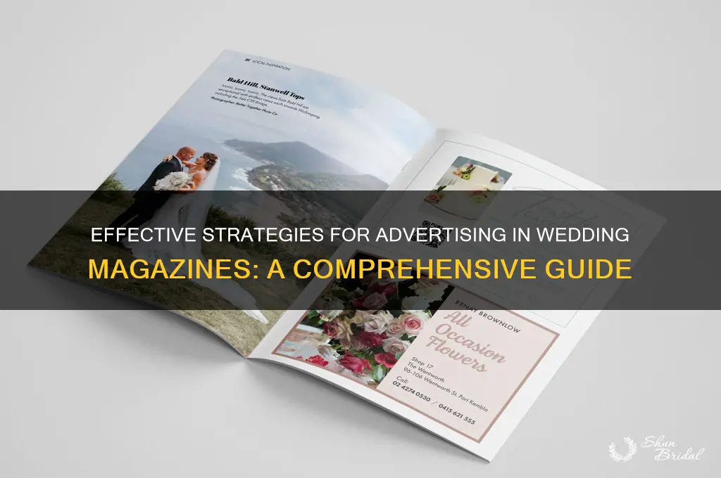 how to advertise in wedding magazines