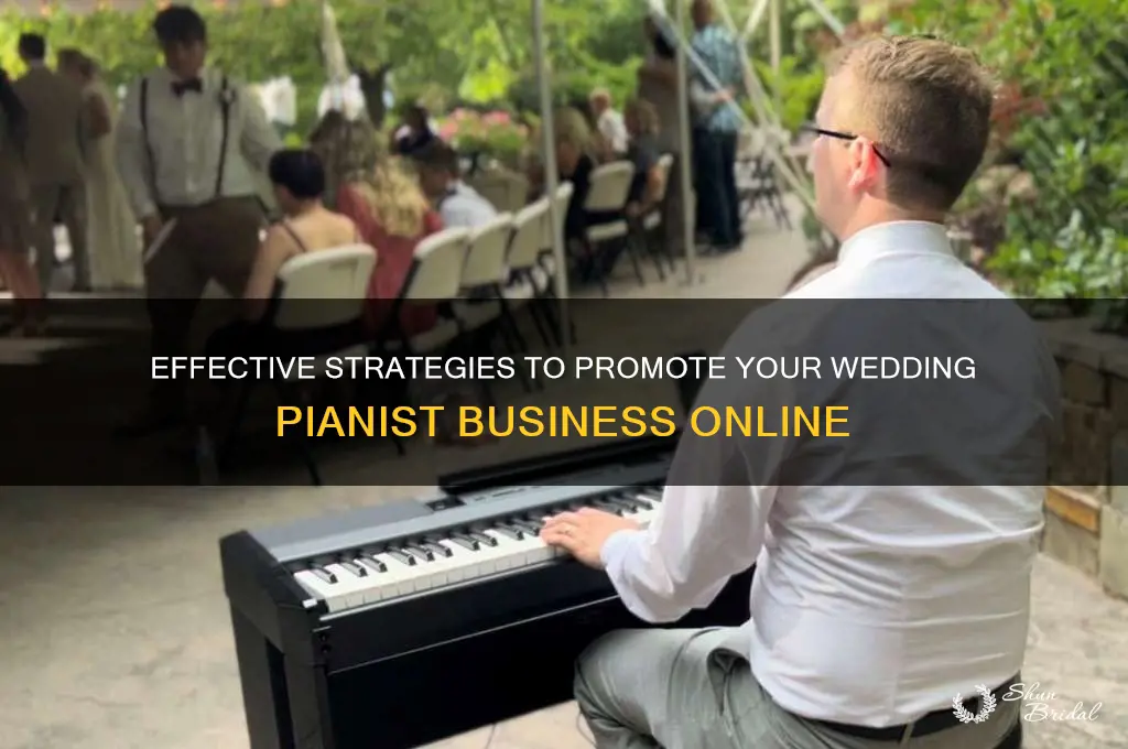 how to advertise wedding pianist