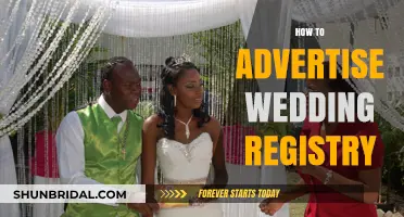 Spreading the Word: Wedding Registry Advertising