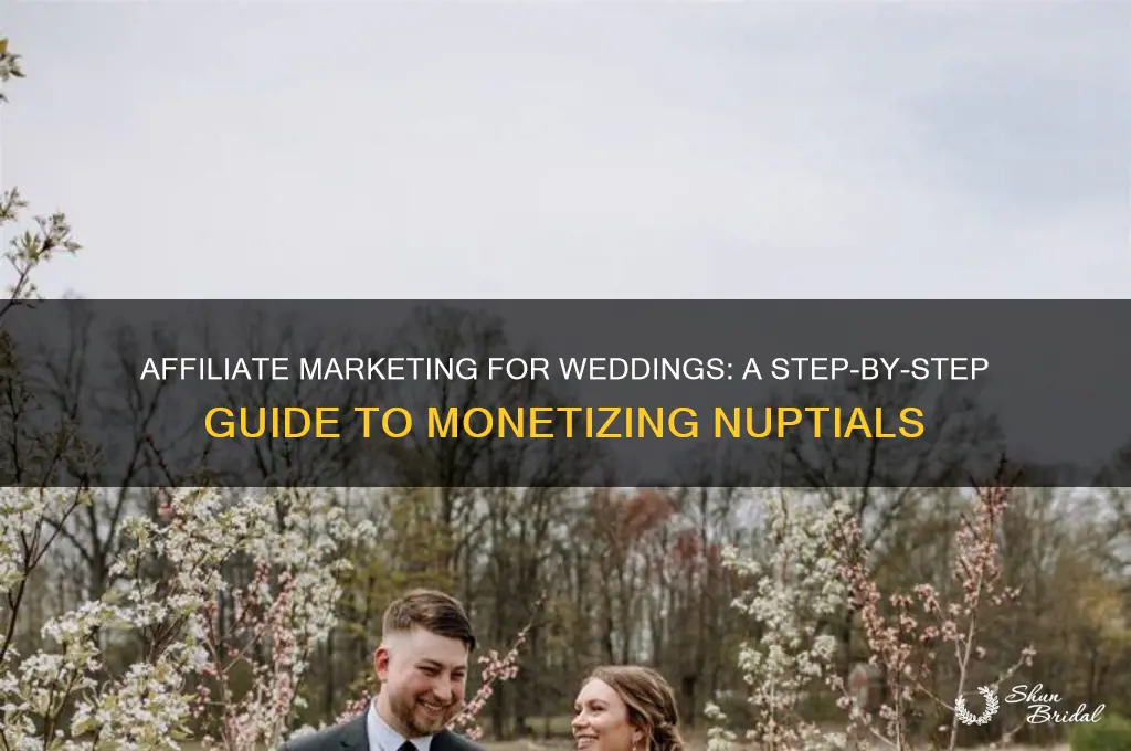 how to affiliate a wedding