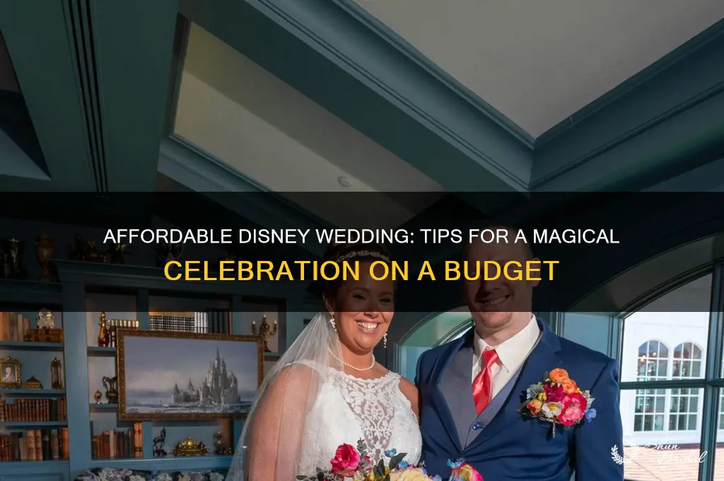 how to afford a disney wedding