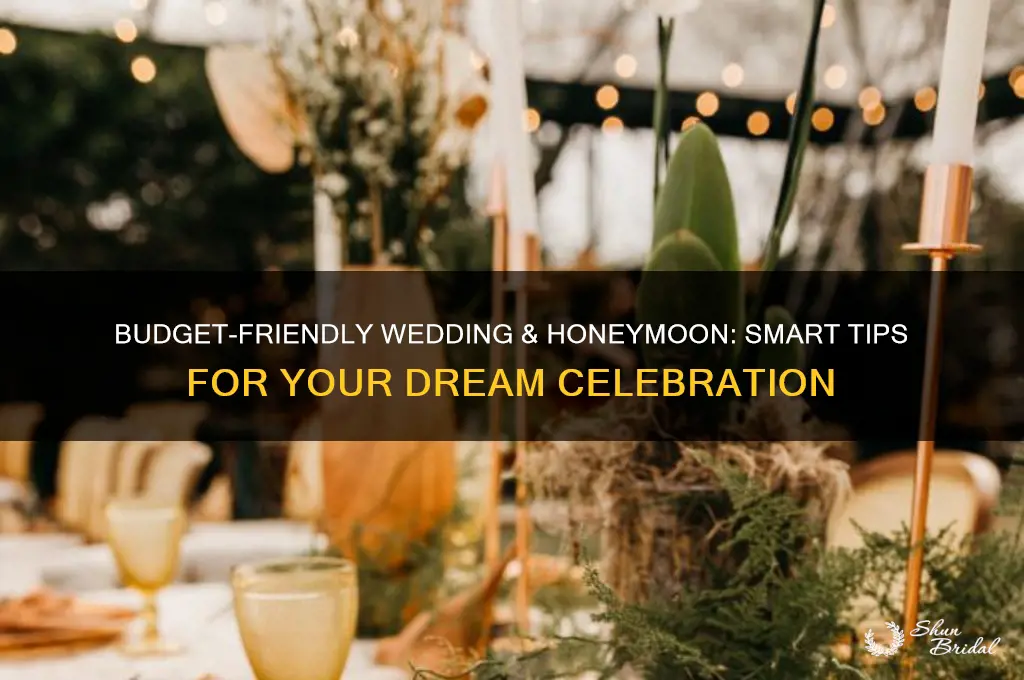 how to afford a wedding and honeymoon