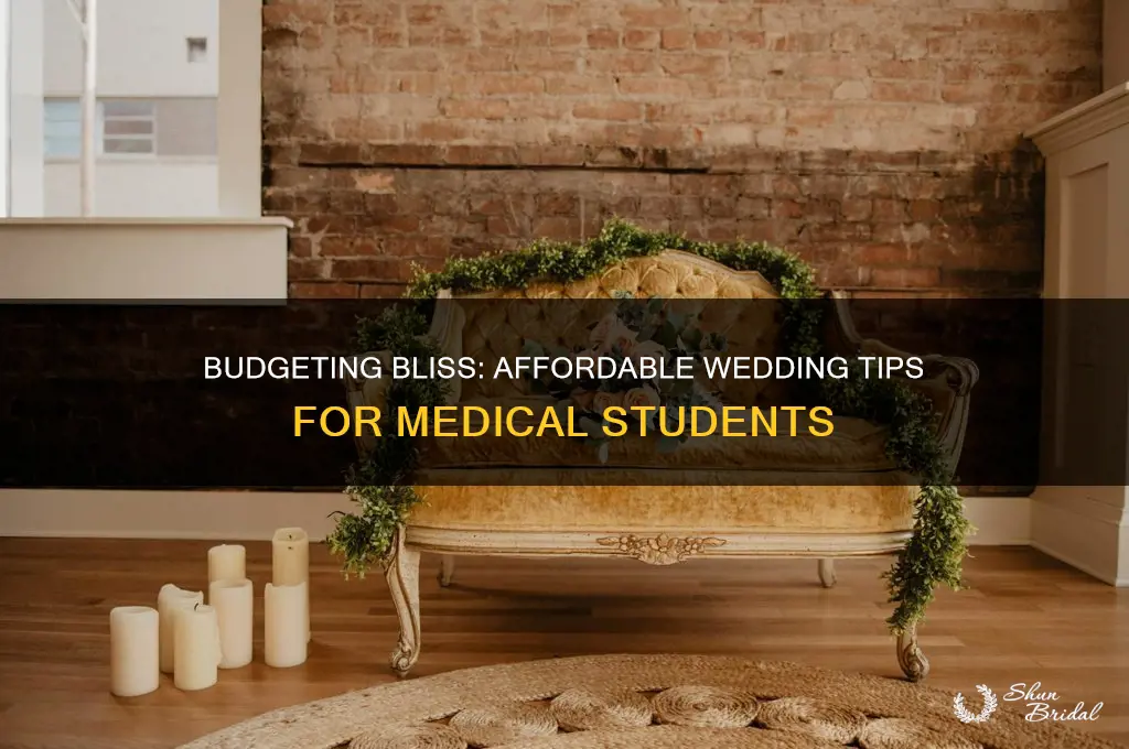 how to afford a wedding in medical school
