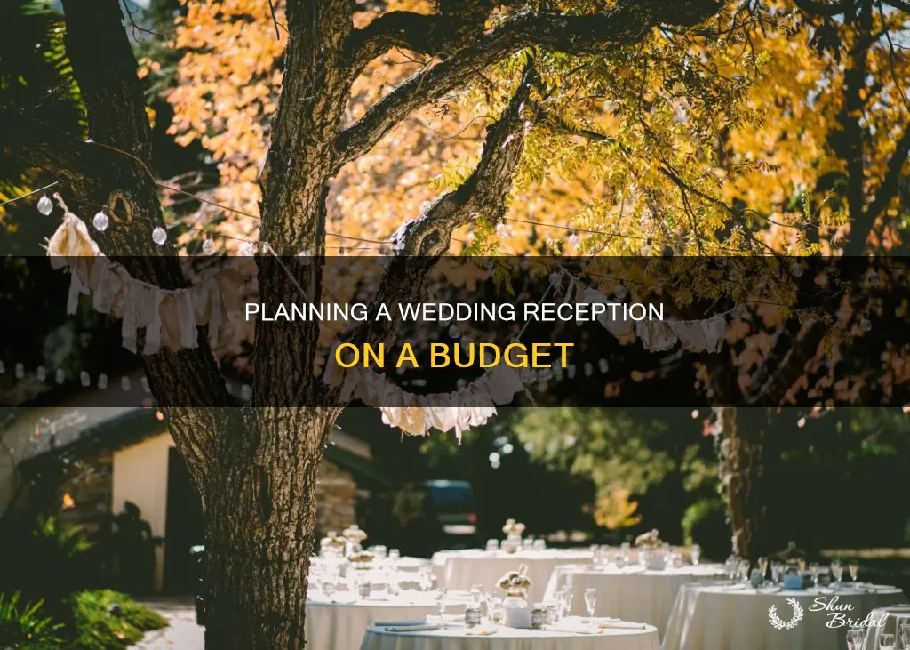 how to afford a wedding reception