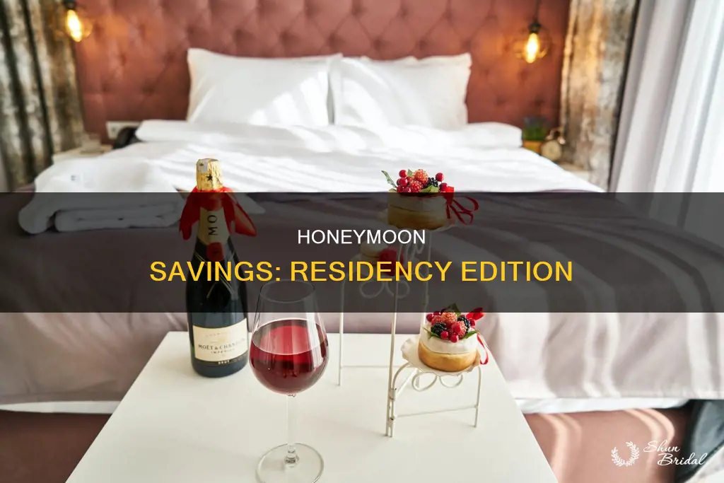 how to afford honeymoon while in residency