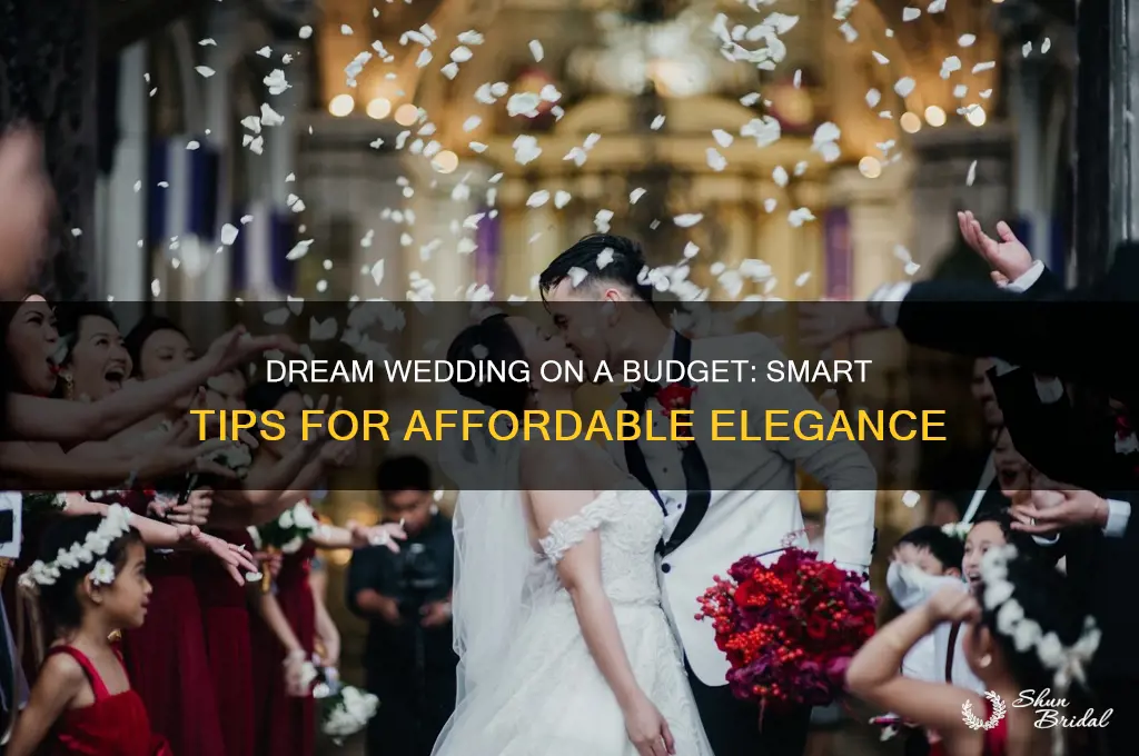 how to afford the wedding of your dreams