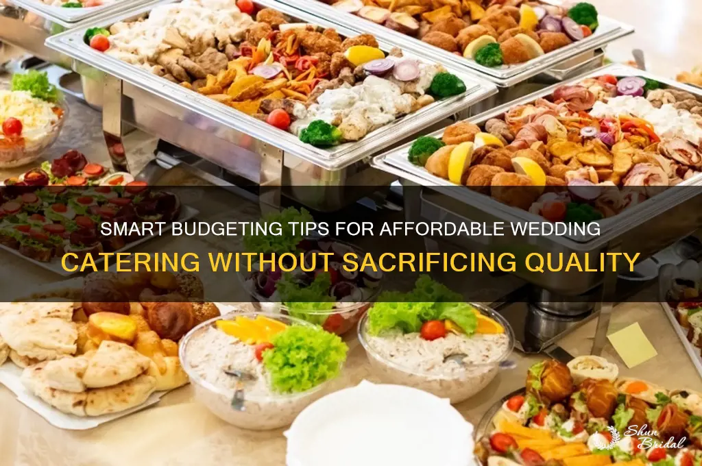 how to afford wedding catering