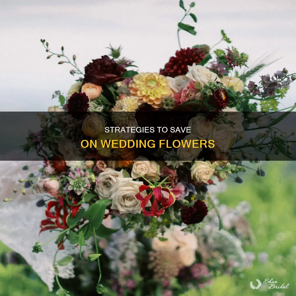 how to afford wedding flowers
