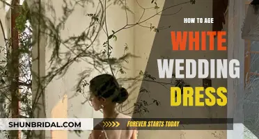 Aging Your White Wedding Dress: Tips and Tricks