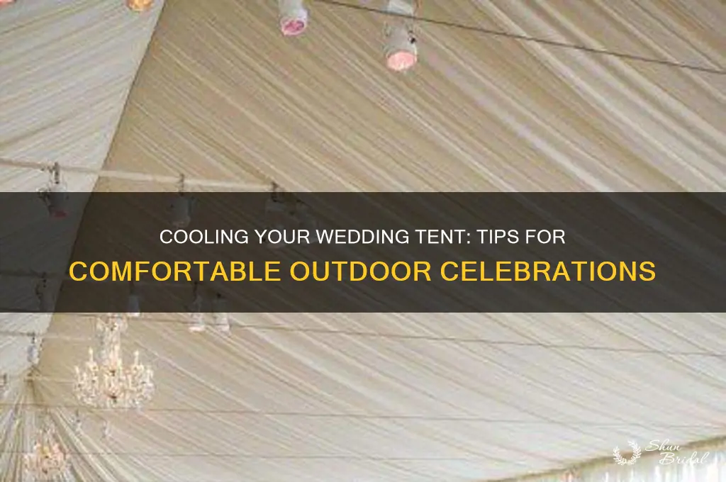 how to air condition a wedding tent