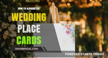 Effortlessly Organize Your Wedding Reception: Mastering Alphabetized Place Cards