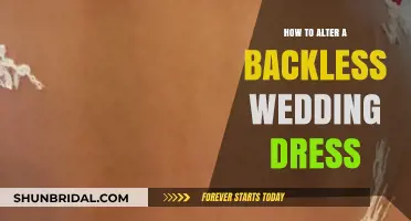 The Perfect Fit: Altering Your Backless Wedding Dress