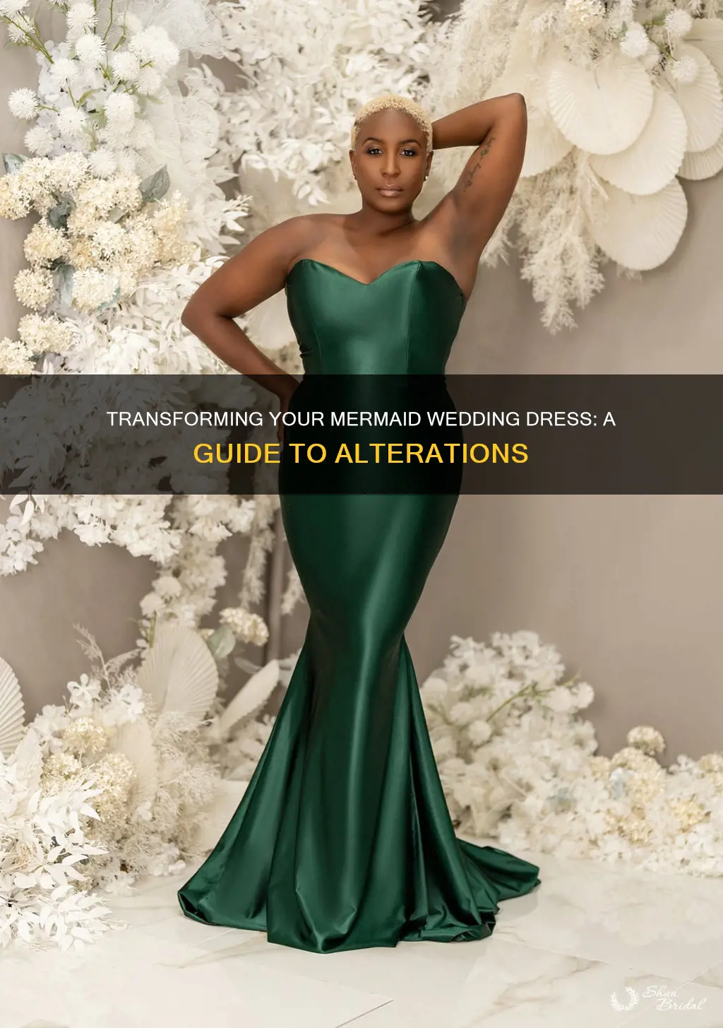 how to alter a mermaid wedding dress
