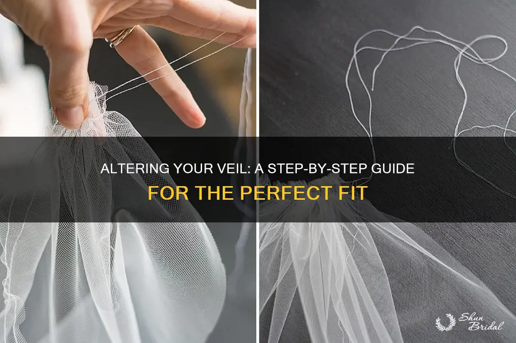 how to alter a veil