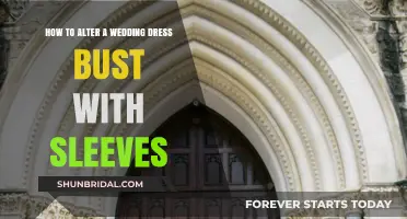 Tailoring a Wedding Gown: Adjusting the Bust and Sleeves
